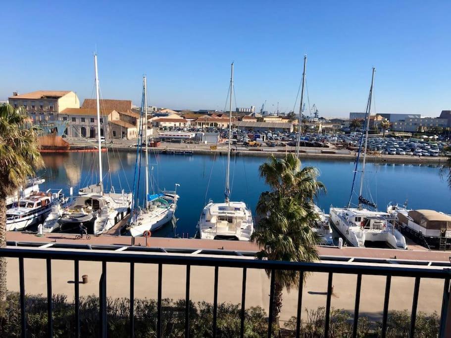 "Filou" Spacieux T3 Avec Vue Canal Et Wifi Appartement Sète Buitenkant foto